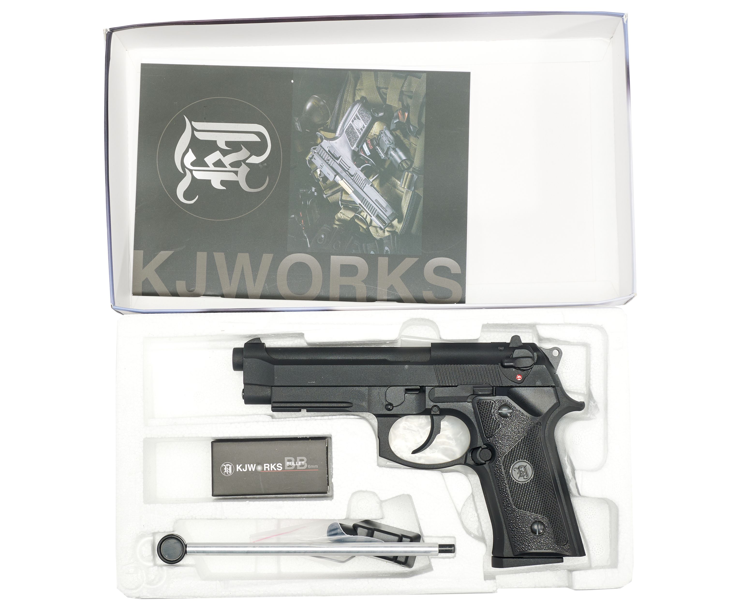 Страйкбольный пистолет KJW Beretta M9 VE-FM (6 мм, GBB, Gas)