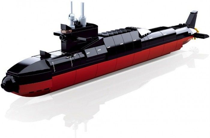 Конструктор (Подводная лодка) (193 дет.) в коробке 29x2x6см (38-0391) - купить с