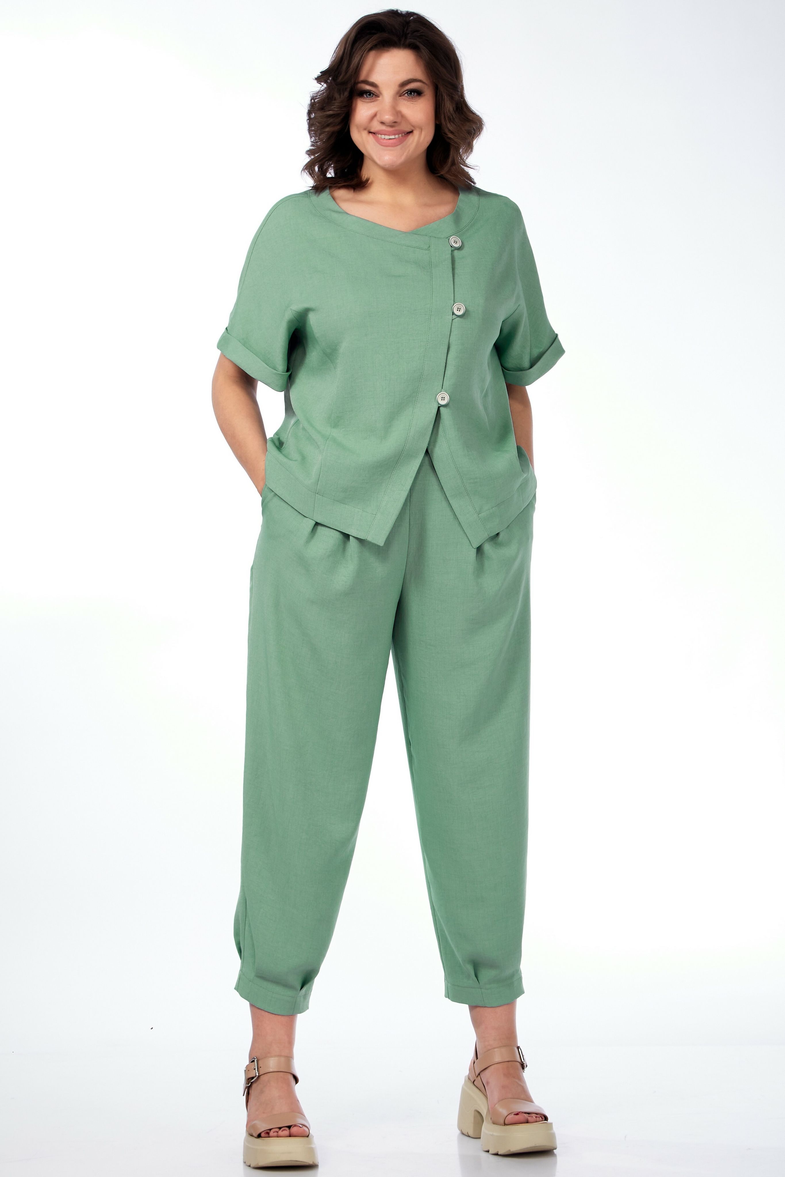 Купить Брючный Костюм 66 Размера