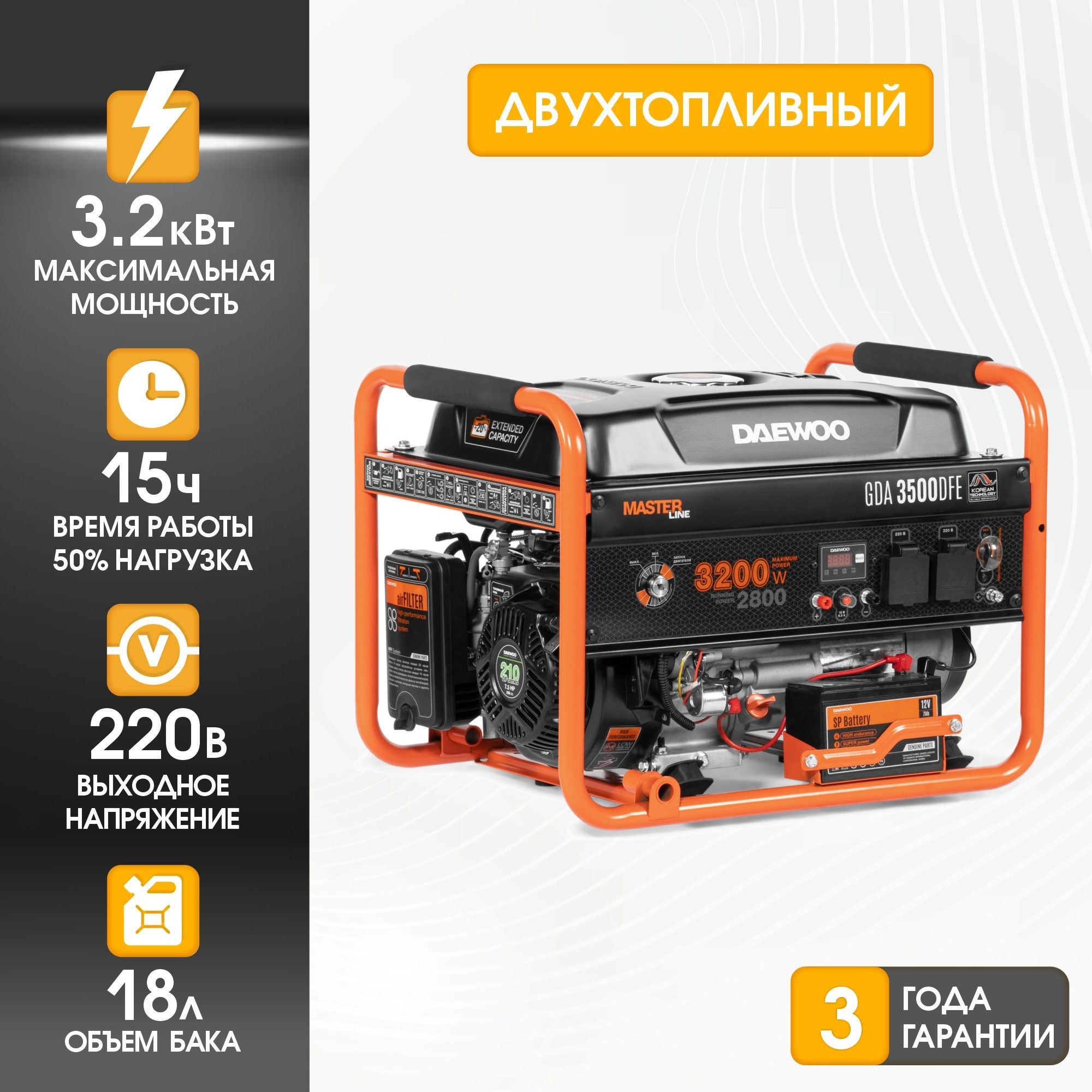 Инверторный Генератор Daewoo Gda 2600i Купить