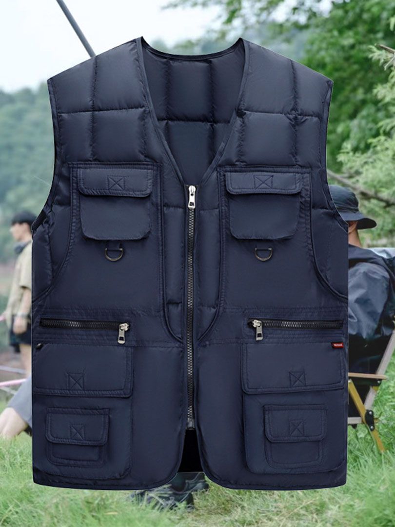 Теплый рыболовный жилет,Десять карманов