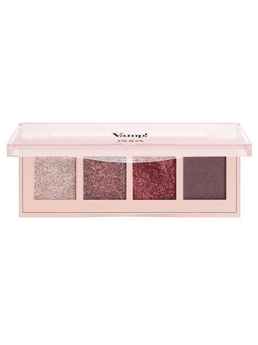 Pupa Тени для бровей VAMP! 4 EYESHADOWS PALETTE тон 003 Розовый бронзовый