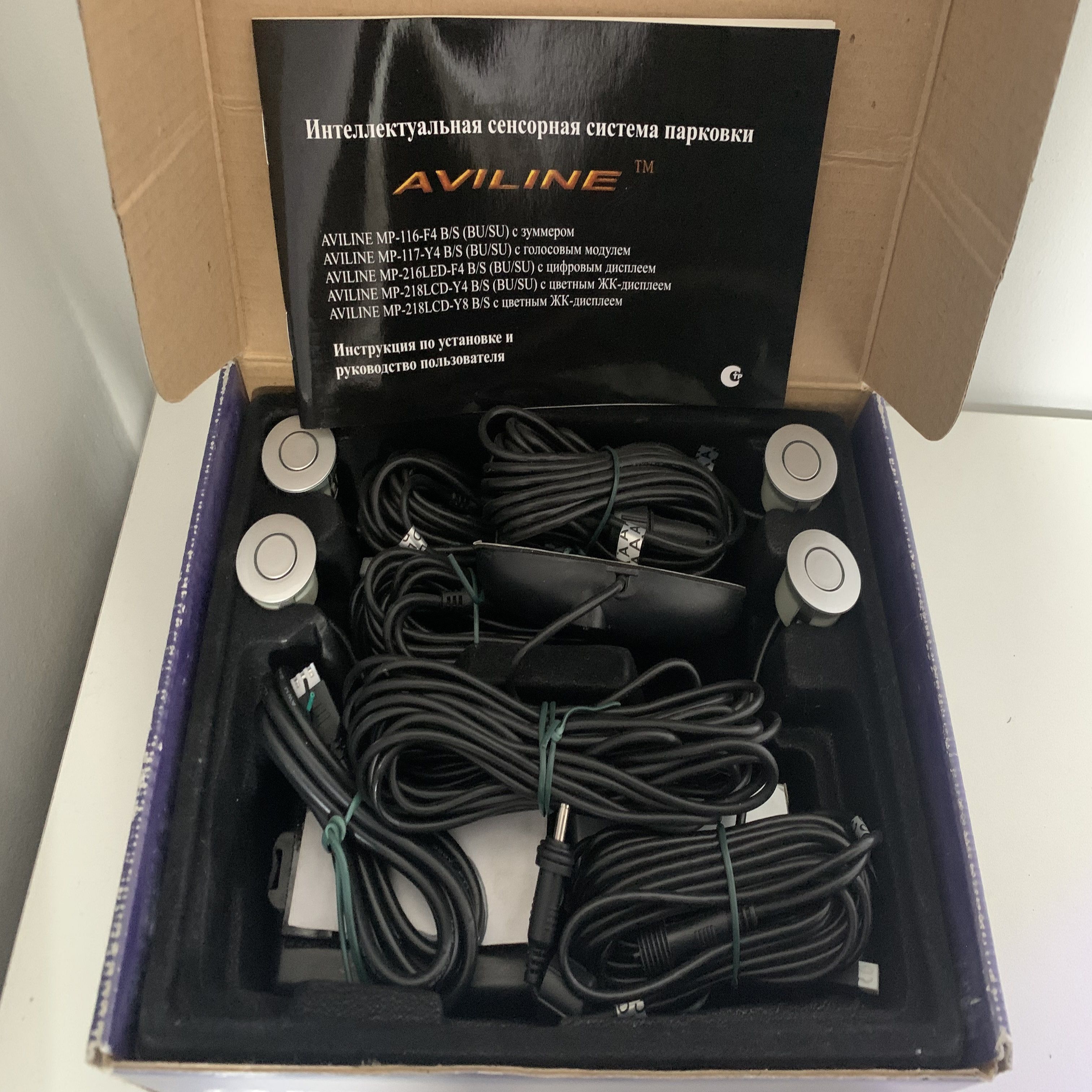 Aviline 4 датчика. Парктроник aviline MP-218lcd-y8. Aviline MP-216led-f4bu