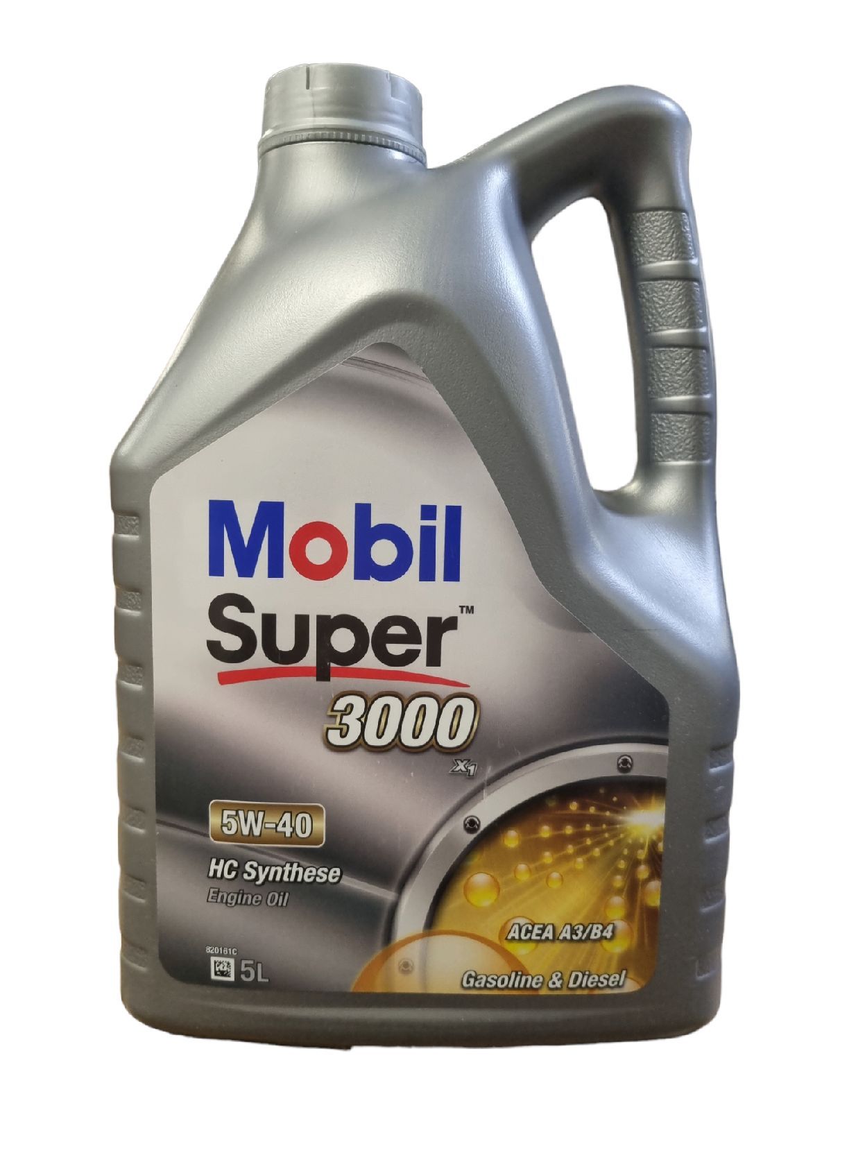 MOBIL SUPER 3000 X1 5W-40 Масло моторное, Синтетическое, 5 л