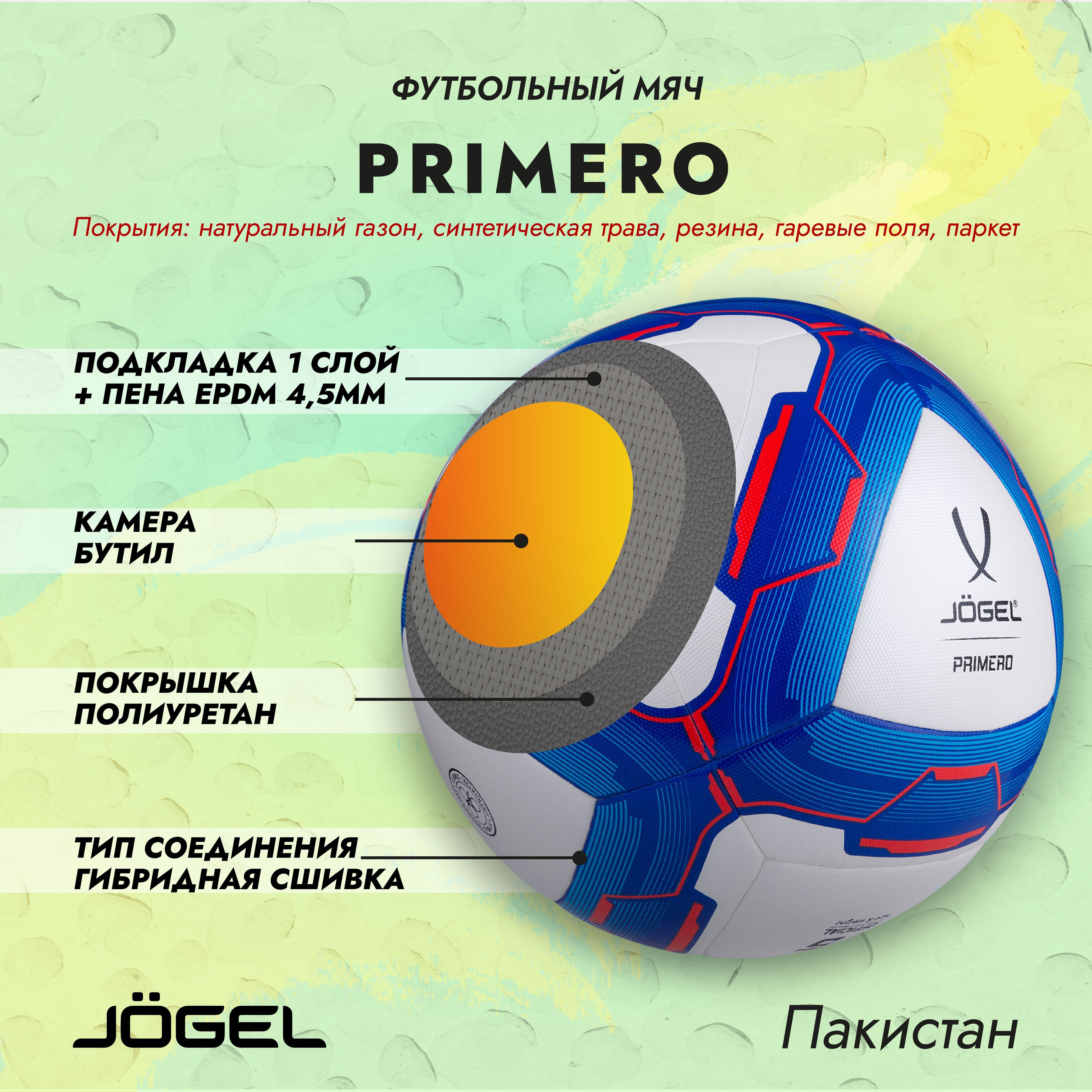 МячфутбольныйJogelPrimero,матчевый№5