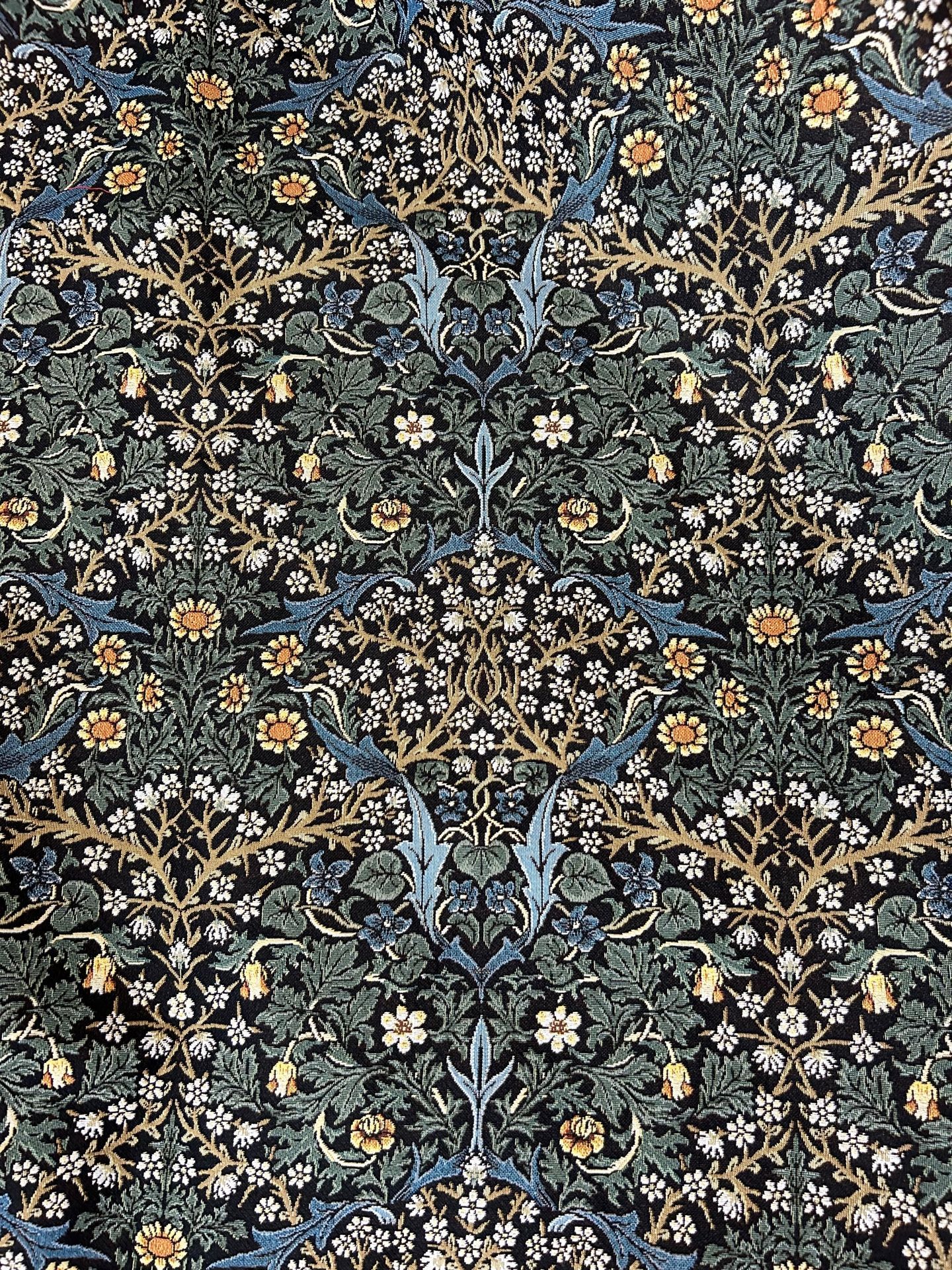 Гобеленовая ткань Терновник У. Моррис / Ширина 175 см / Отрезаем любой метраж