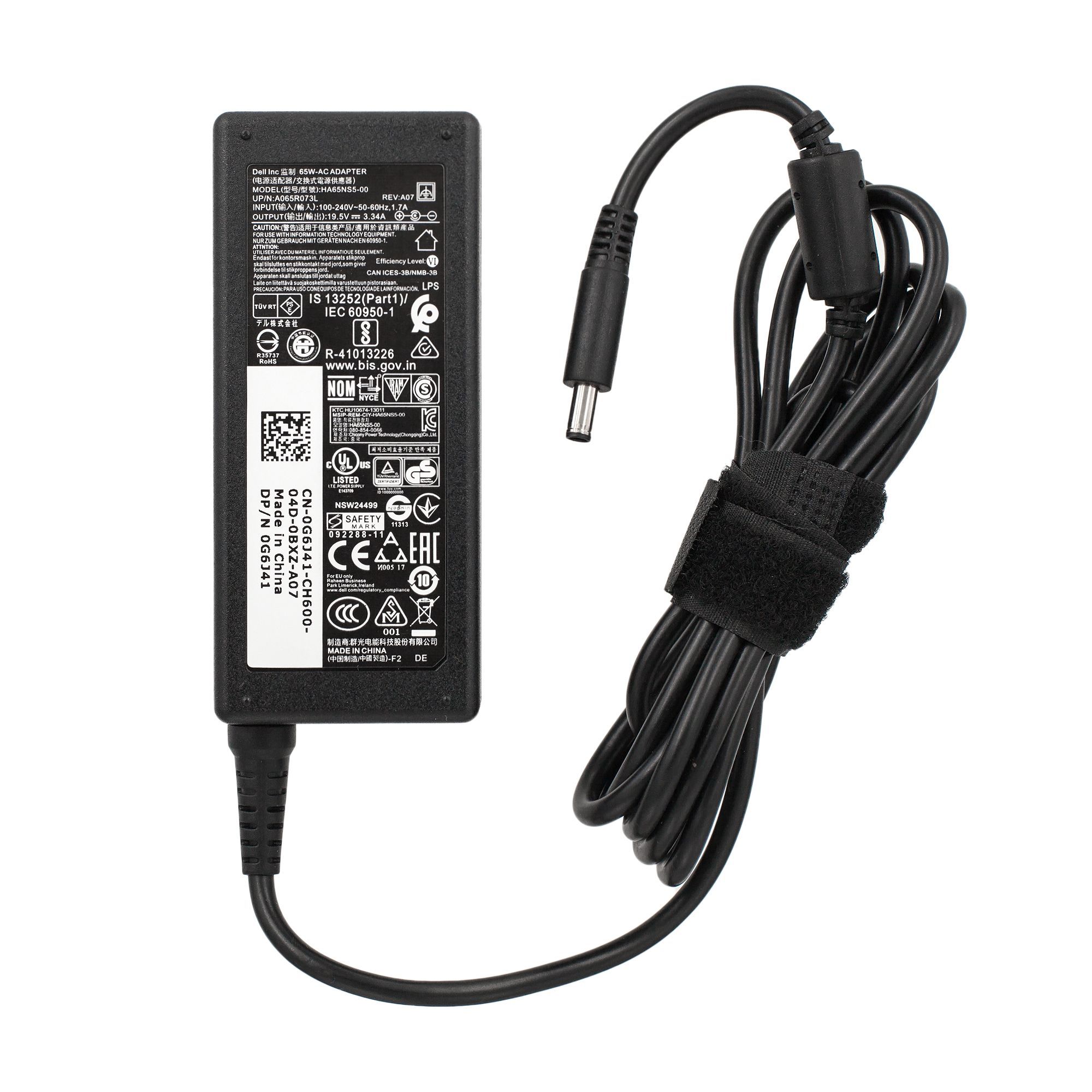 Блок питания 19.5V 3.34A 4.5x3.0mm 65W для ноутбука Dell Inspiron 5570 3552  5770 5565 3511 5558 5567 , Vostro 3500 3400 5568 3515 , Latitude 3410 3520  / LA65NS2-01 - купить с доставкой по выгодным ценам в интернет-магазине  OZON (173794008)