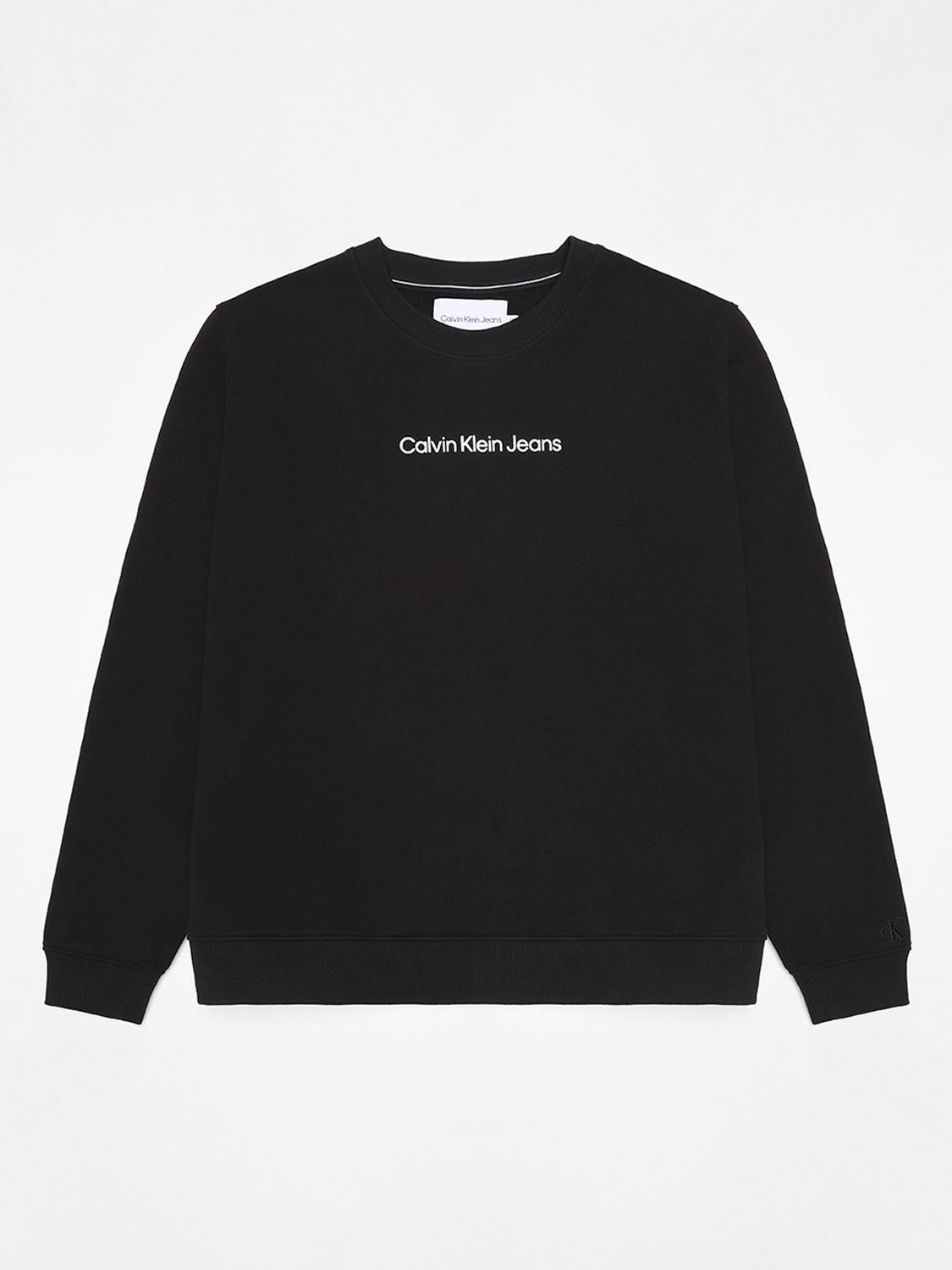 Calvin klein jeans on sale sweatshirt black