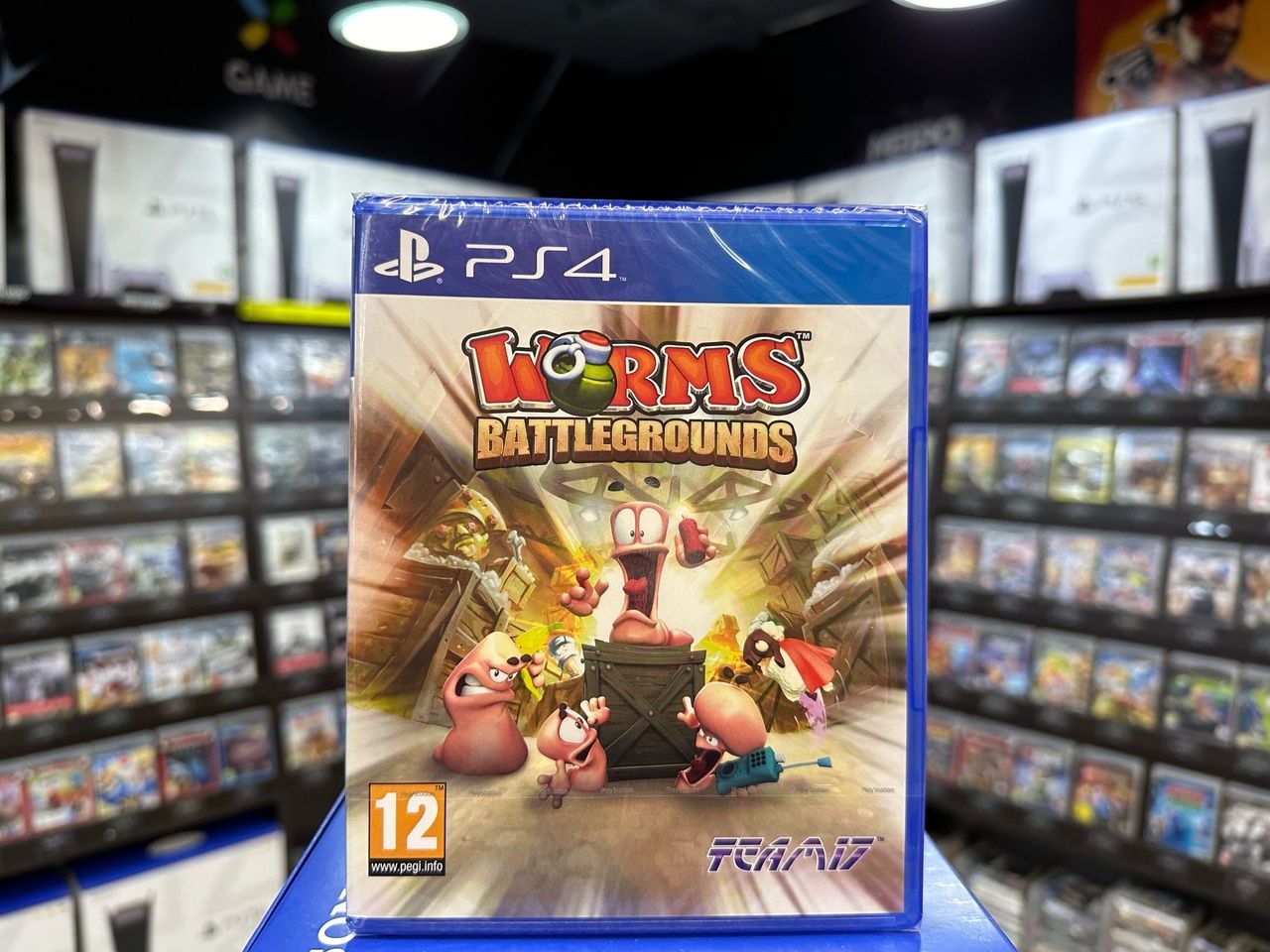 Игра Worms Battlegrounds PS4 (Новый)