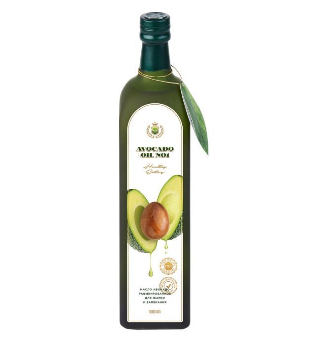 Масло авокадо AVOCADO OIL гипоаллергенное, 1000 мл