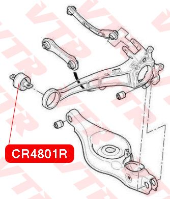 VtrСайлентблок,арт.CR4801R,1шт.