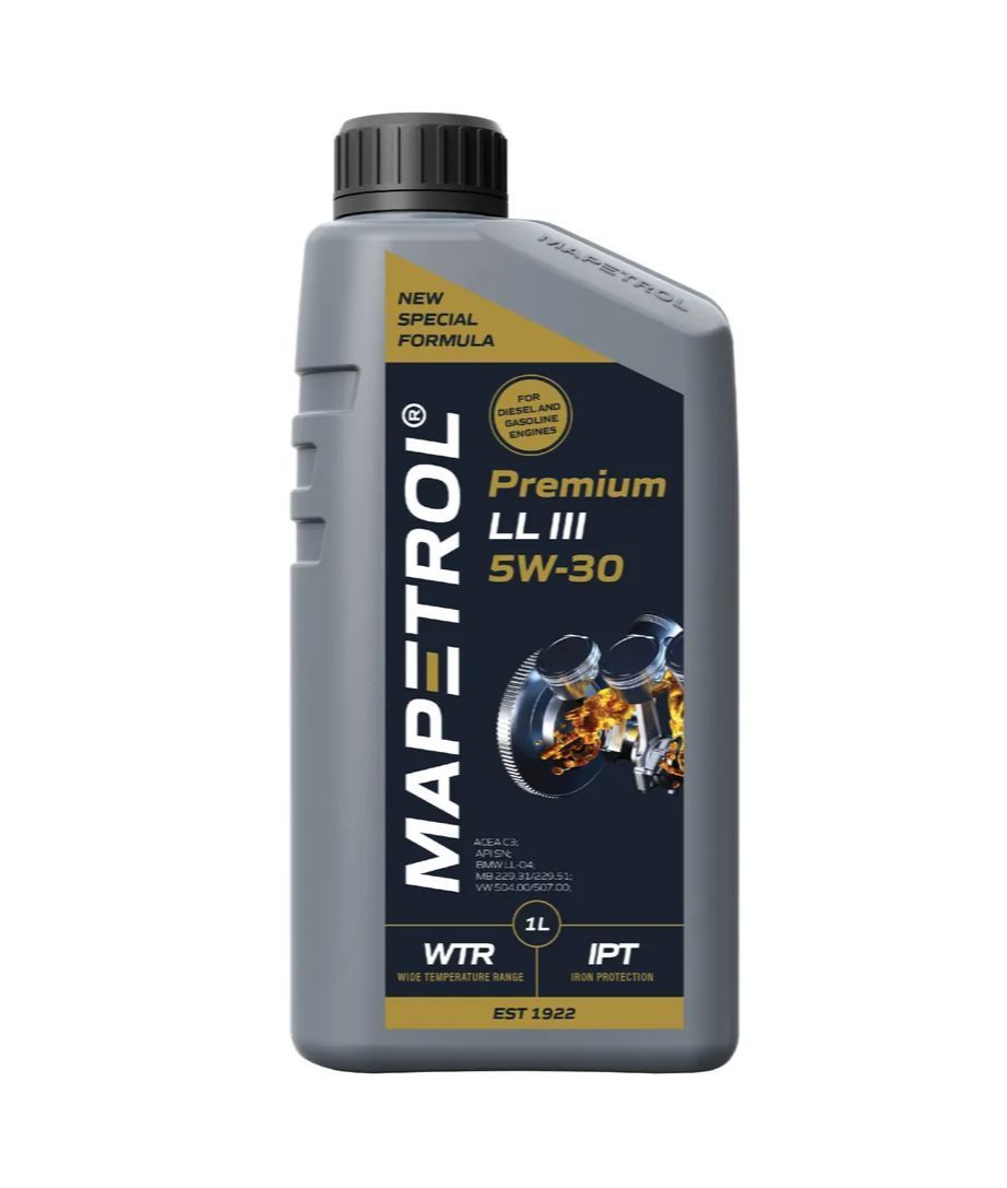 Mapetrol масло моторное Premium MB 5w-30 4л map0413.