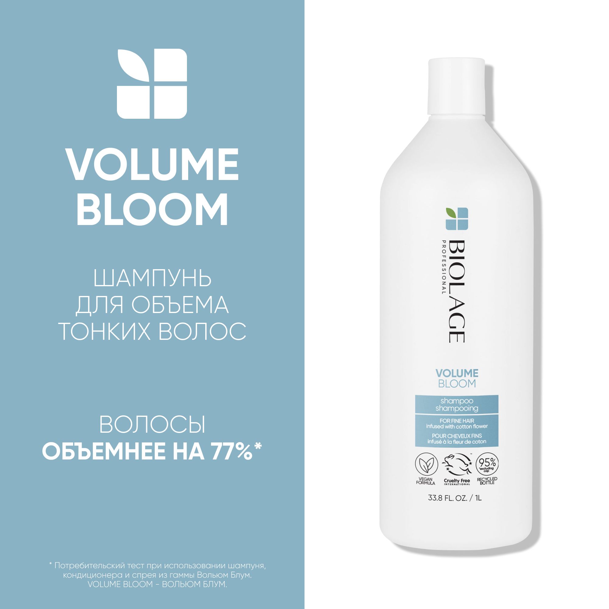 BiolageШампуньVolumebloom,1Л