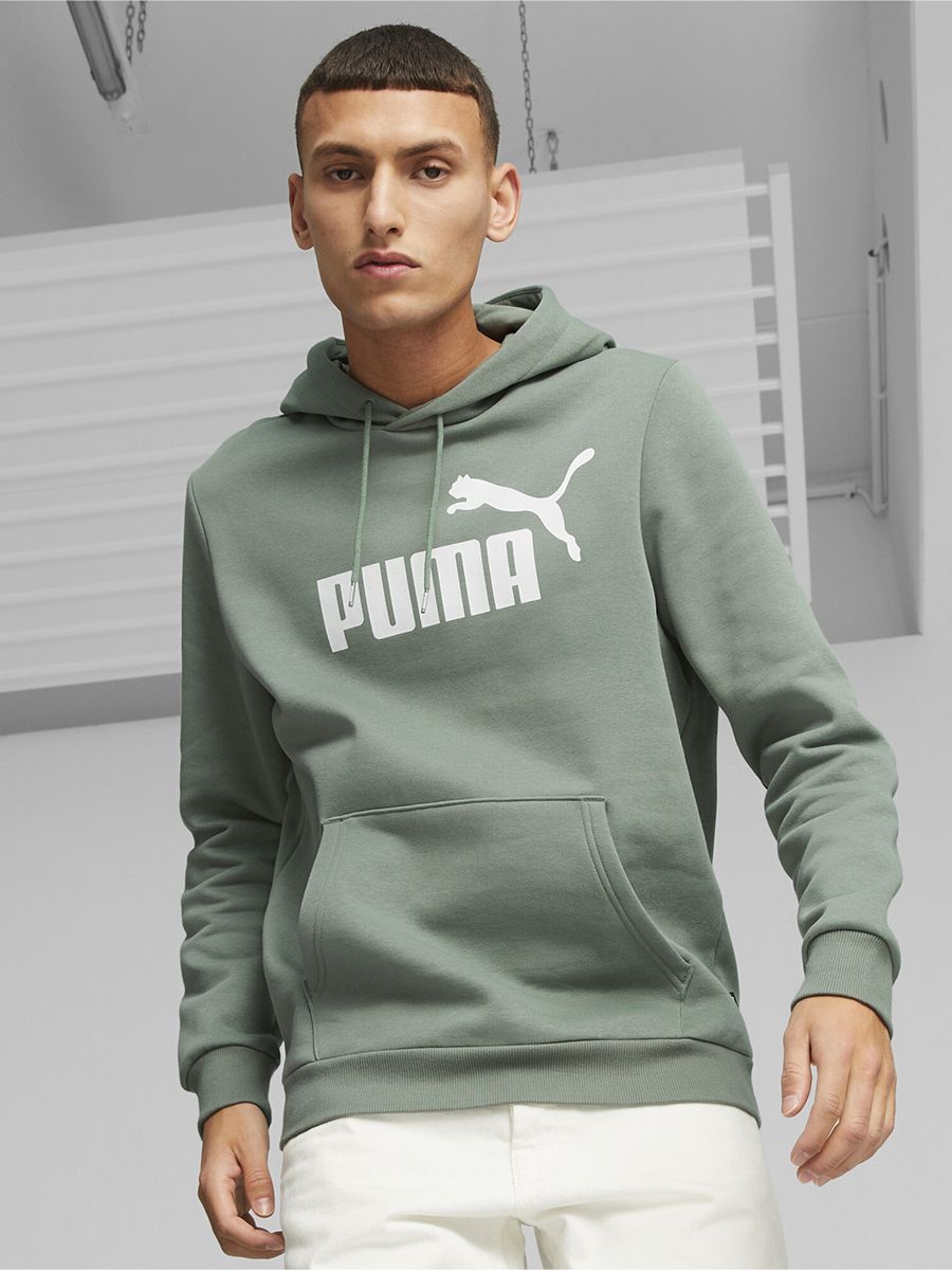 Grey puma clearance hoodie