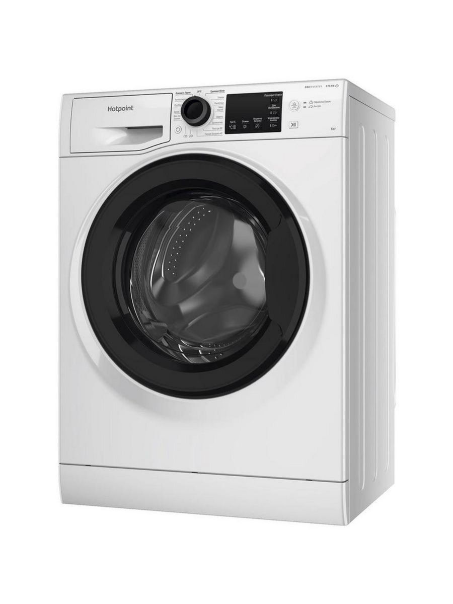 Стиральная машина Hotpoint NSB 6039 K VE RU, белый - купить по выгодной  цене в интернет-магазине OZON (1218752492)