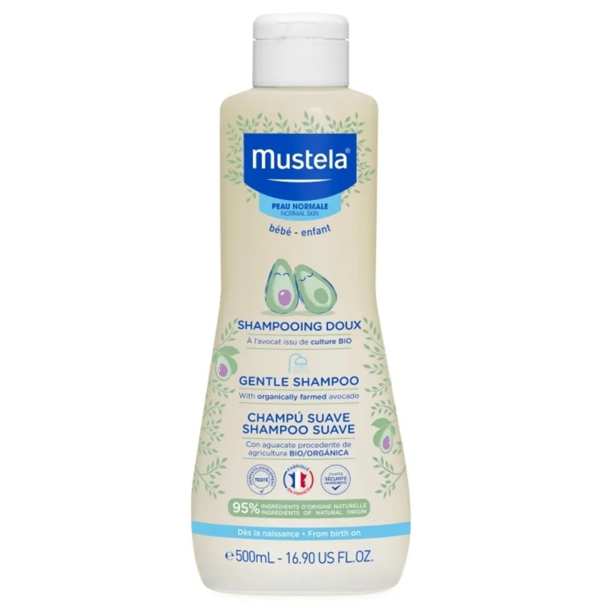 Mustela Шампунь для волос, 500 мл