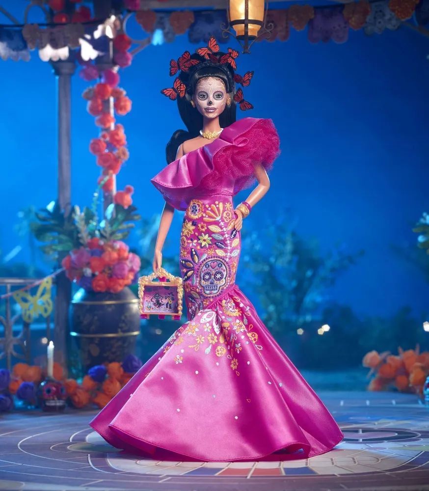 Кукла Барби День мертвых кукол, Barbie Dia De Muertos 2023, HJX14