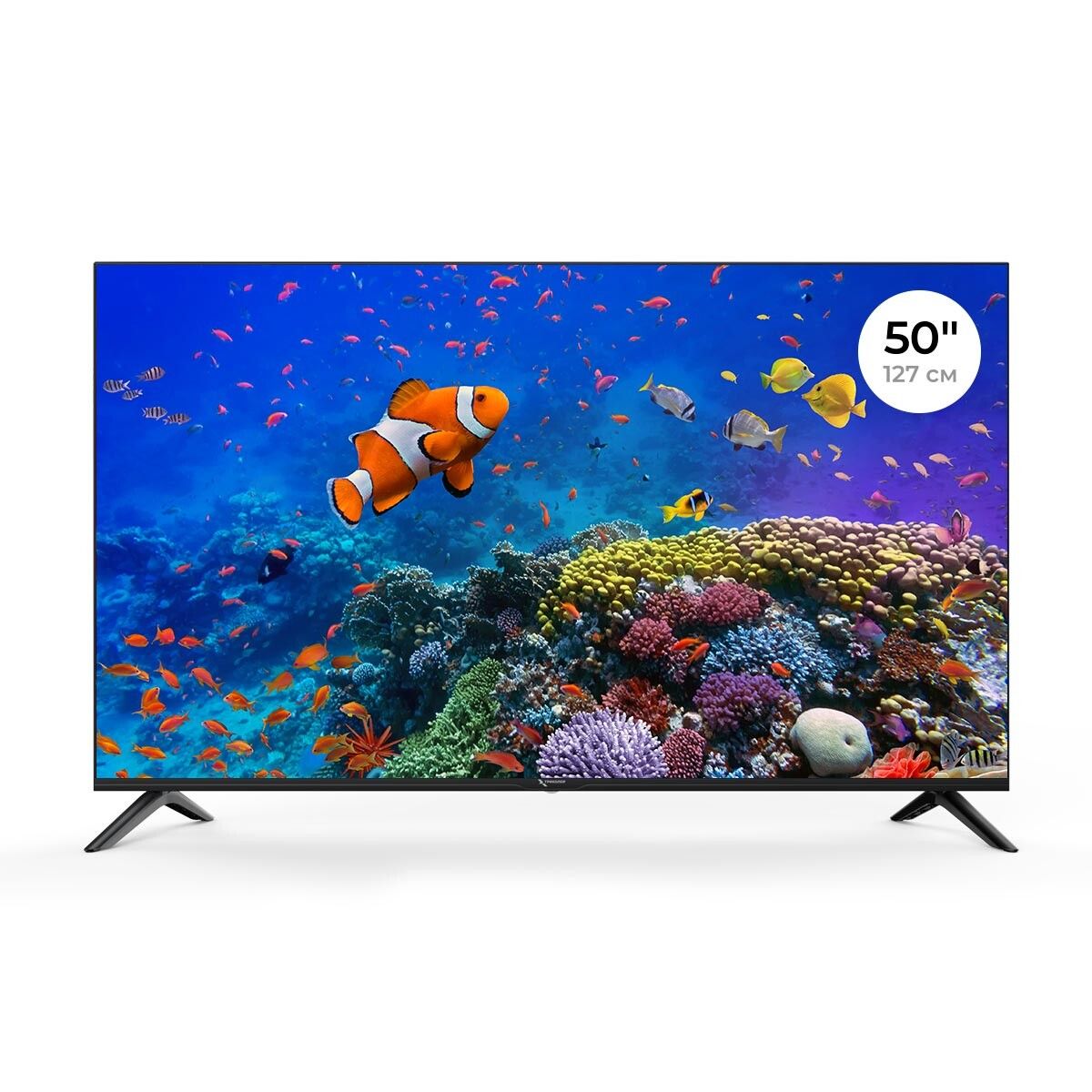 ТриколорТелевизорH50U5500SA50"4KUHD,черный