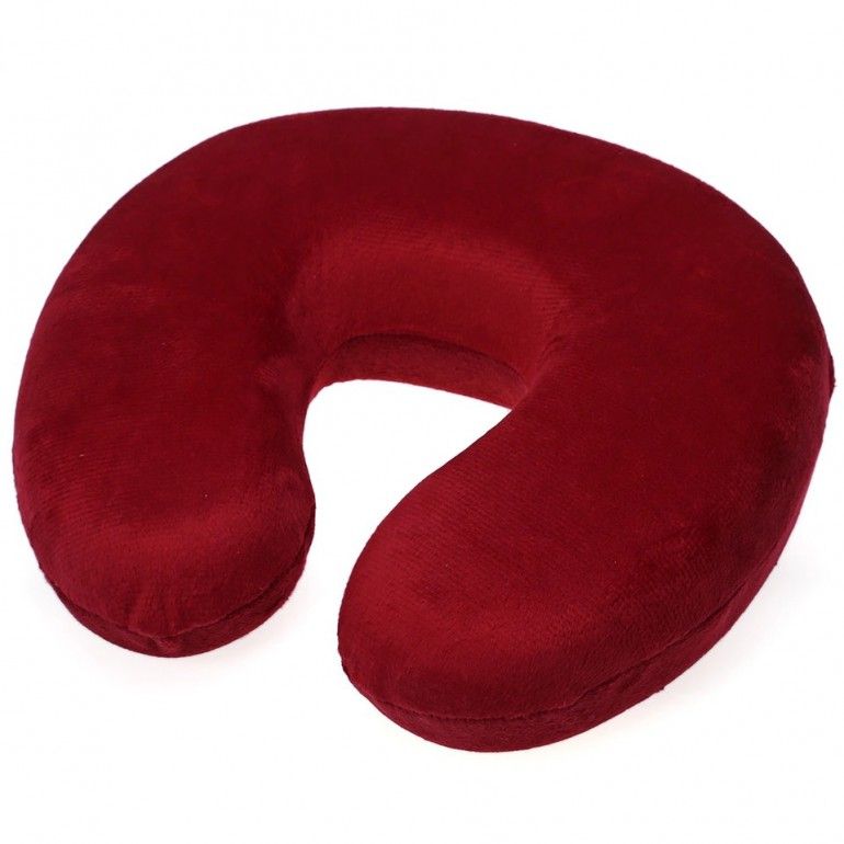 подушка для путешествий memory foam travel pillow