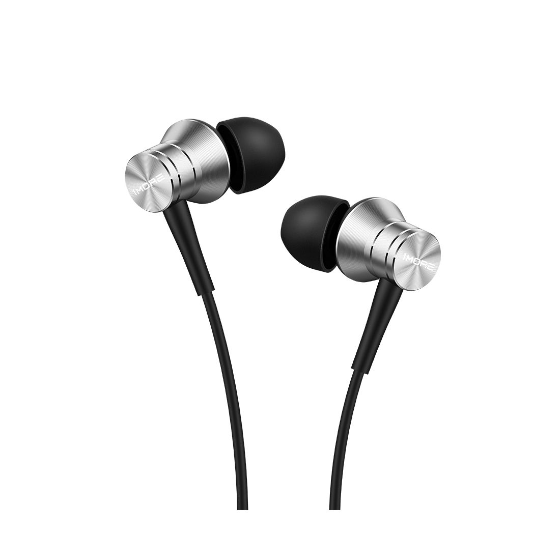 1MOREНаушникипроводные1MOREPistonFitIn-EarHeadphonesE1009Серебристый,серебристый
