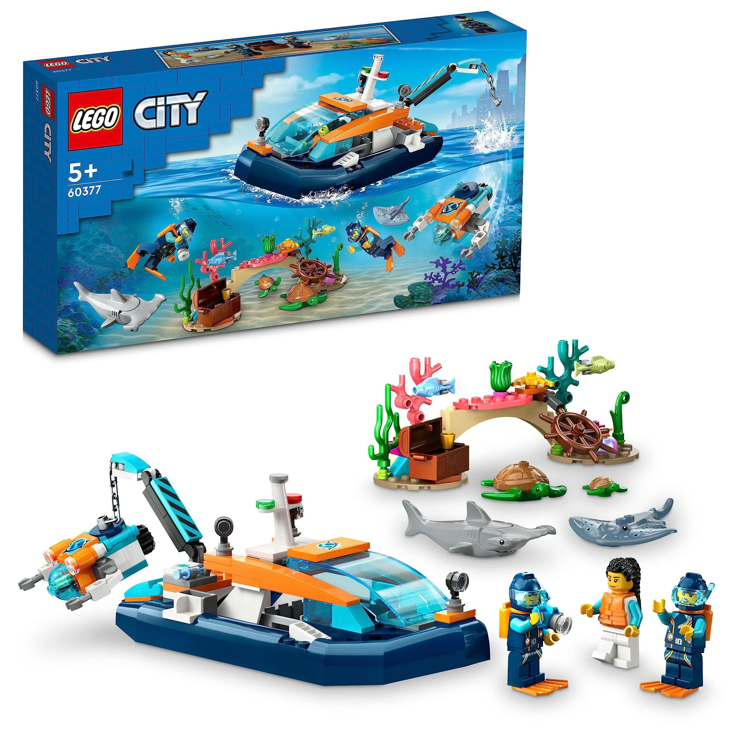 60368 LEGO City корабль «исследователь Арктики»