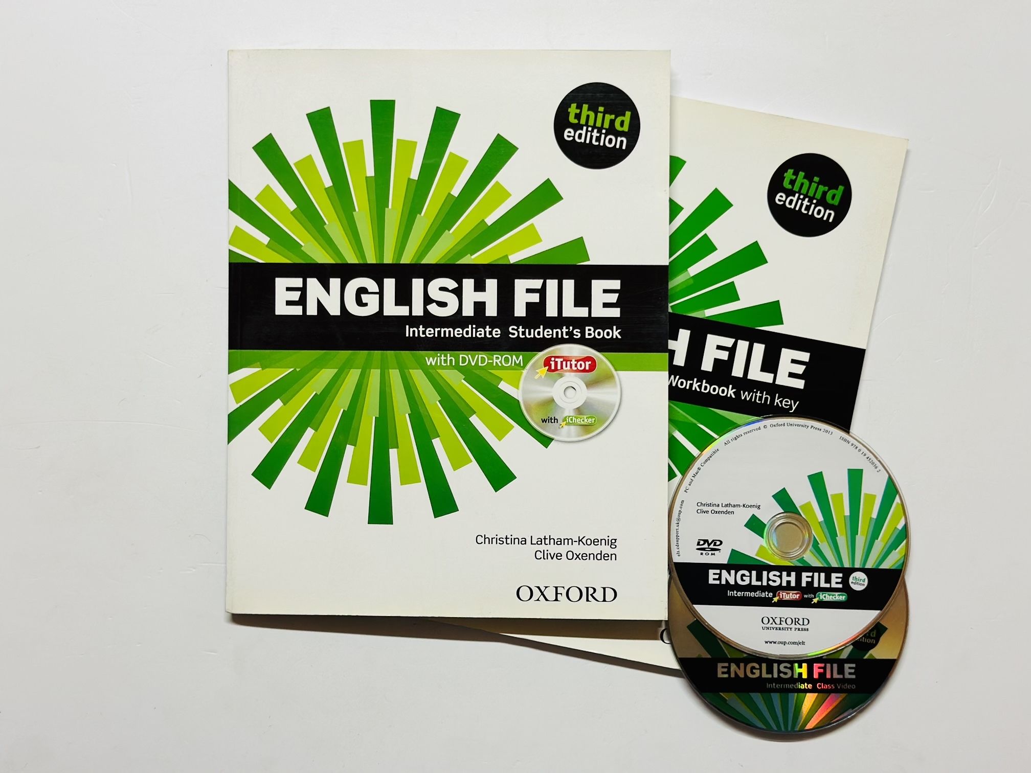 English File Intermediate 3rd (Third Edition) Student book + Workbook + CD