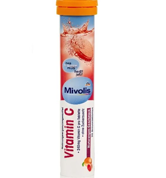 MivolisVitaminCВитаминCРастворимыетаблетки240мгсовкусомапельсина,20шт