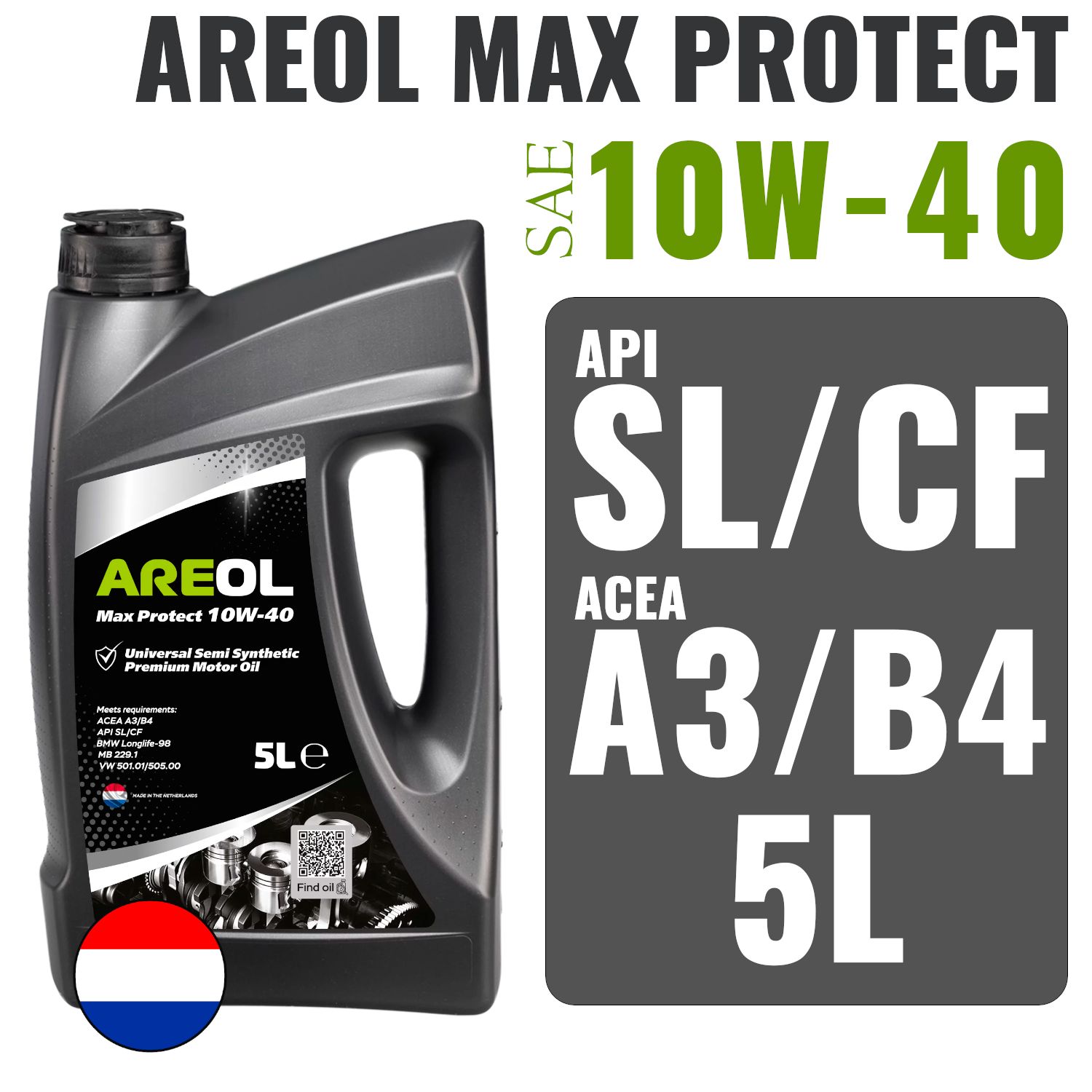 Купить Масло Моторное 10w 40 Areol