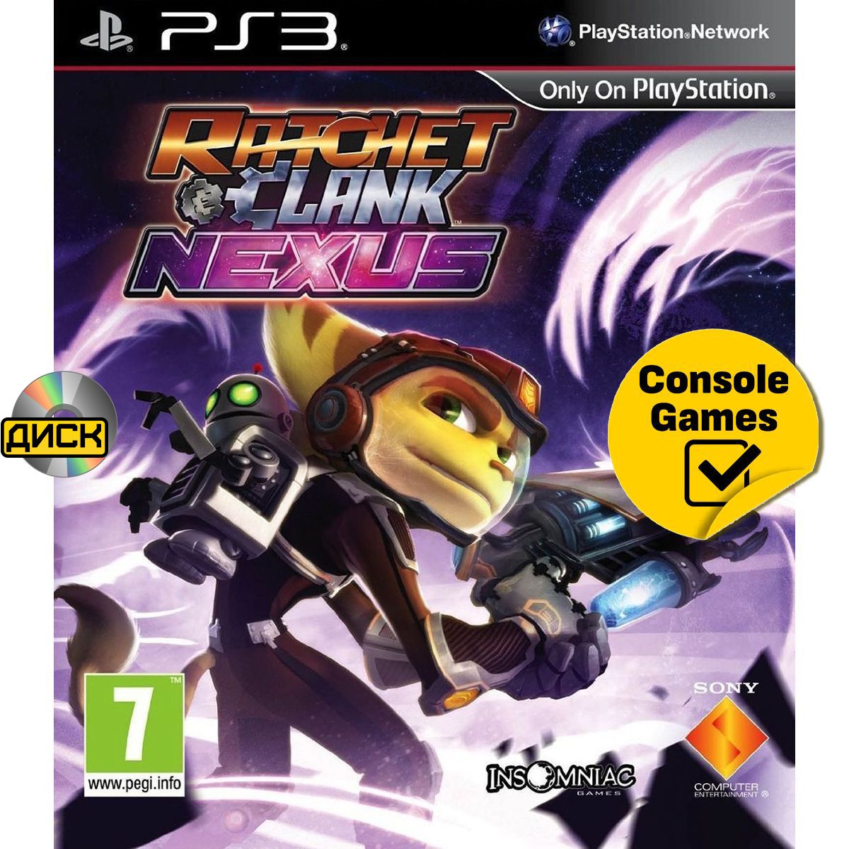 PS3 Ratchet & Clank: Nexus (английская версия). Товар уцененный