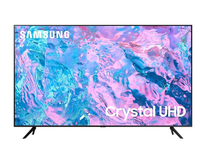 SamsungТелевизорUE55CU7100UXCE55"4KUHD,темно-серый