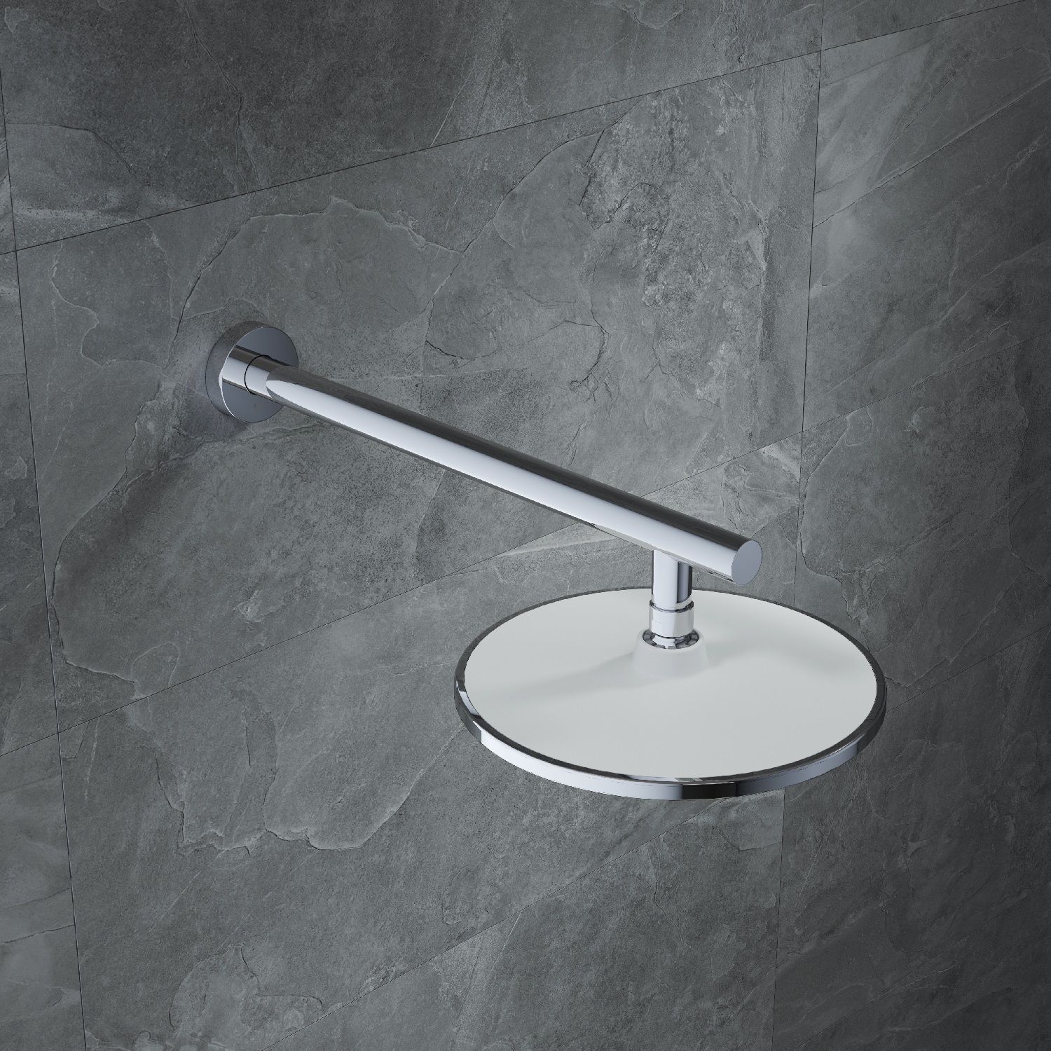 Фото товара на маркетплейсе ozon Кронштейн для верхнего душа в стену, круглый, хром, Optima Home, IDDIS, OPH40CRi61