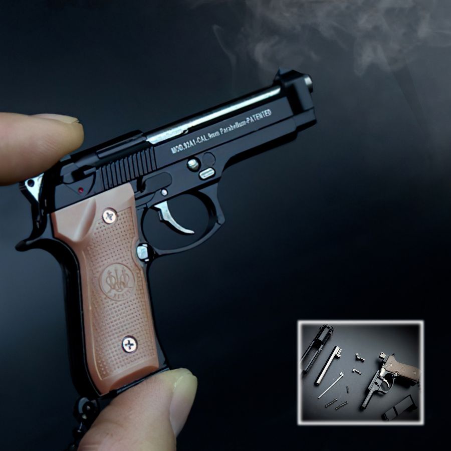 Брелок BERETTA 92 Classic коллекционный/разборный PUBG/CS GO/Fortnite/APEX.  - купить с доставкой по выгодным ценам в интернет-магазине OZON (1309783862)