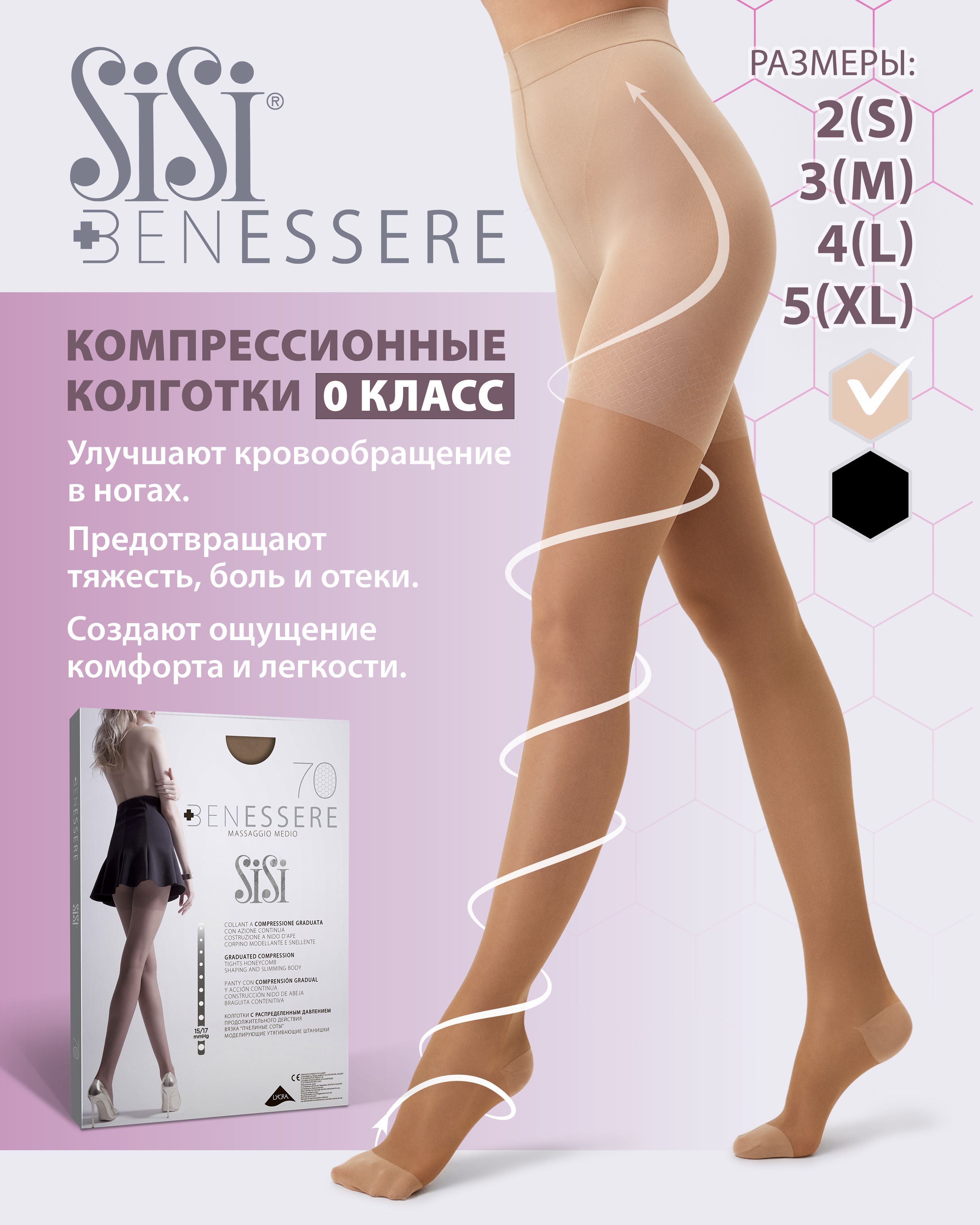 Колготки sisi benessere 140