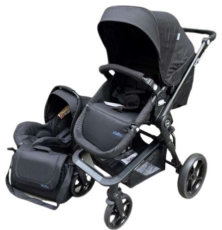 Коляска универсальная 2 в 1 Kidilo G1605, черный