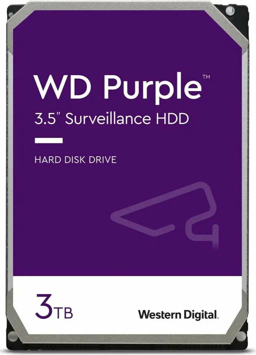 WesternDigital3ТБВнутреннийжесткийдискWD33PURZ(WD33PURZ)