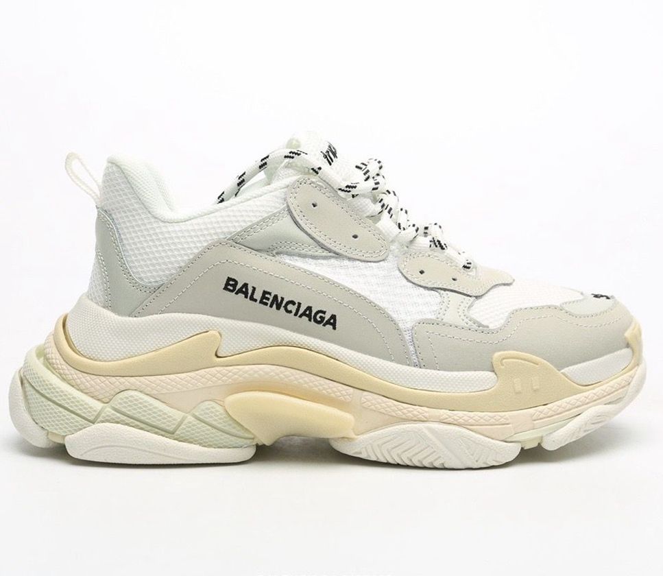 Balenciaga Triple s Clear sole White Beige