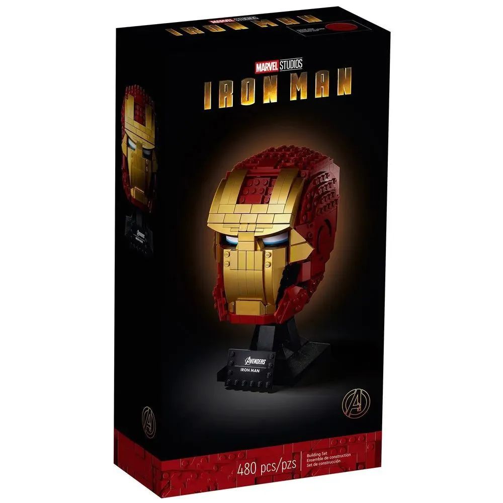 Lego marvel avengers iron man helmet 76165 building kit sale