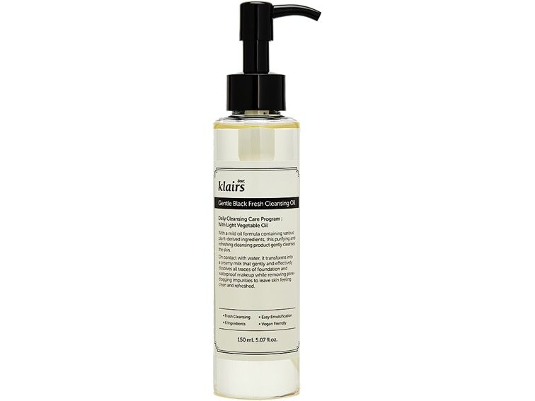 Klairs gentle black cleansing oil. Увлажняющее гидрофильное масло Dear, Klairs gentle Black Fresh Cleansing Oil.