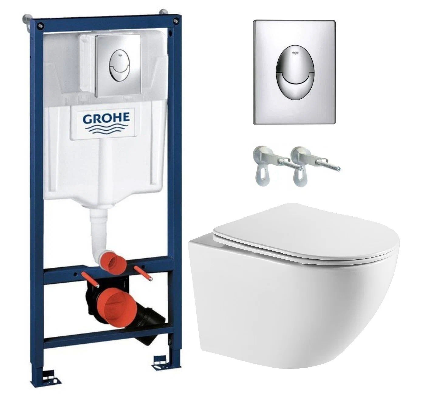 Инсталляция grohe с унитазом. Grohe Rapid SL [38721001]. Rapid SL для подвесного унитаза (38528001).. Grohe Rapid SL 38721001 3. Geberit icon 500.784.01.1.