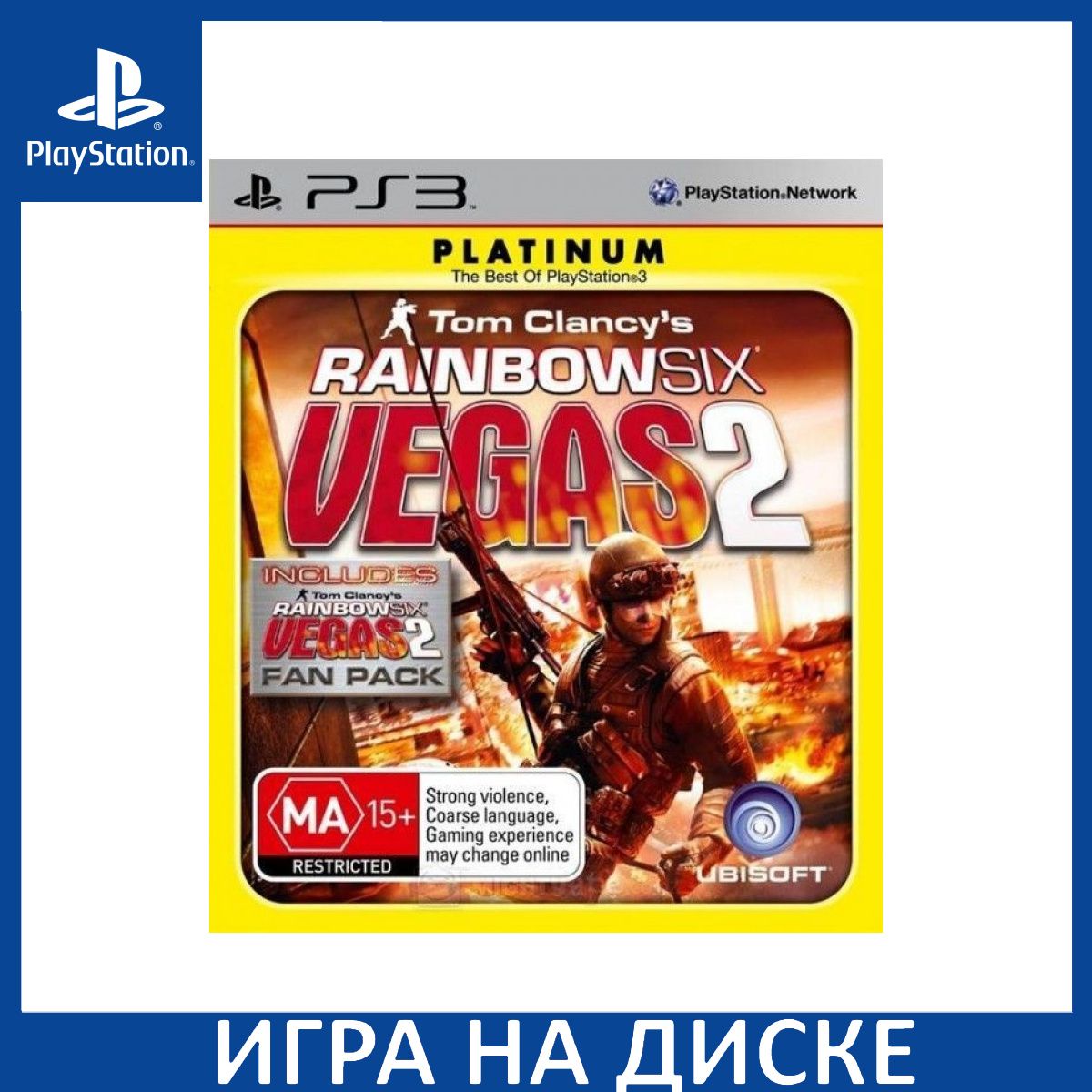 Игра Tom Clancys Rainbow Six Vegas (PlayStation 3, Английская версия)  купить по низкой цене с доставкой в интернет-магазине OZON (307247117)