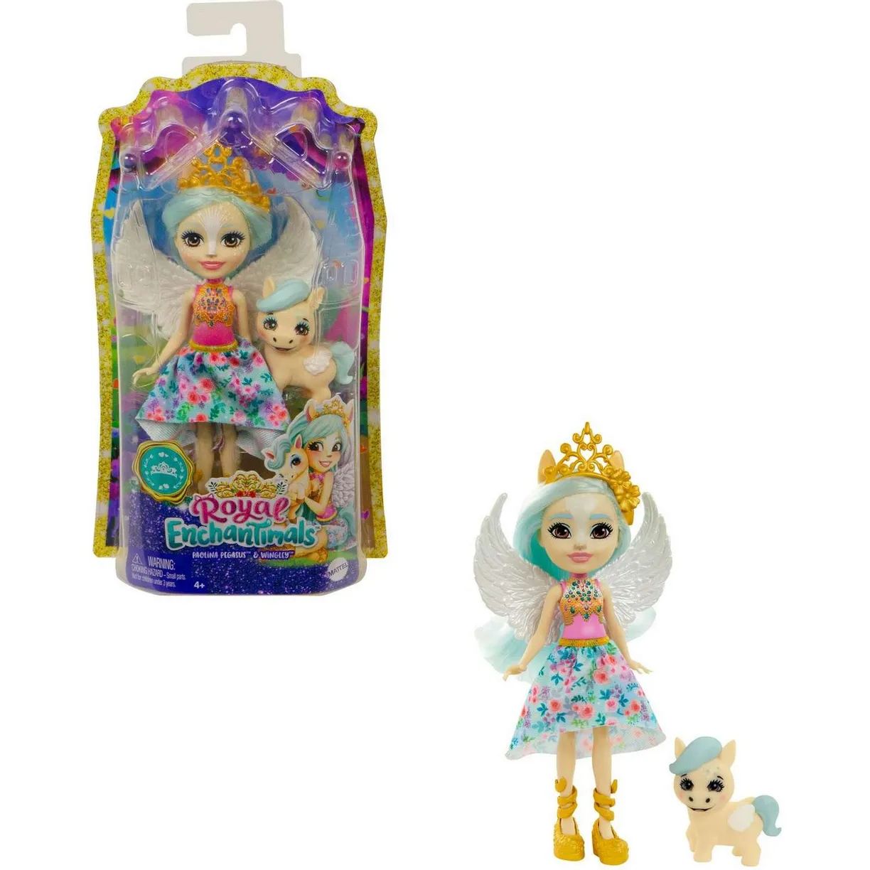 Кукла Mattel Enchantimals Пегас со зверюшкой питомцем Паолина Пегасус и  Вингли GYJ03 - купить с доставкой по выгодным ценам в интернет-магазине  OZON (1344678176)