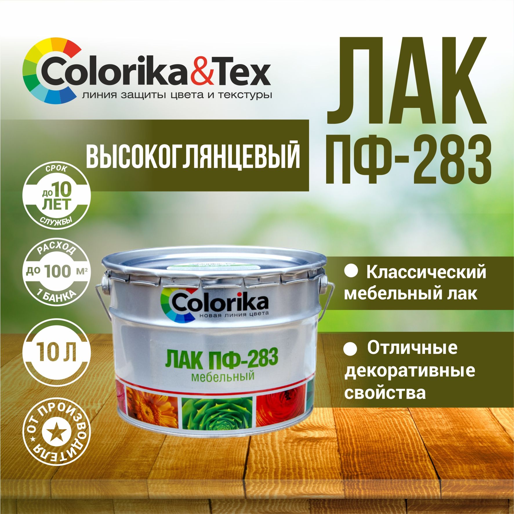 Лак строительный Colorika & Tex, основа Алкидная, работы Внутренние -  купить по выгодной цене в интернет-магазине OZON (1381110337)