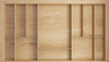 Лоток для столовых приборов ONLY-WOOD , 82.4 см х 47.3 см х 5.5 см - изображение