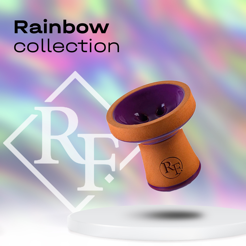 Чаша для кальяна RF Rainbow Collection Purple / турка , чашка для кальяна , чашка для табака , под калауд #1