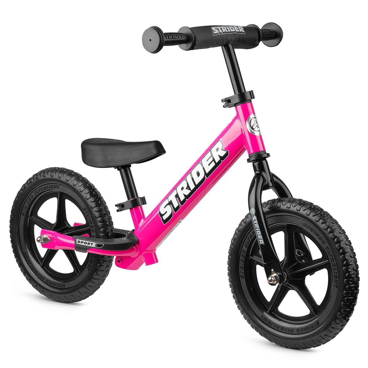 Беговел STRIDER 12 Sport Розовый — купить в интернет-магазине OZON с ...