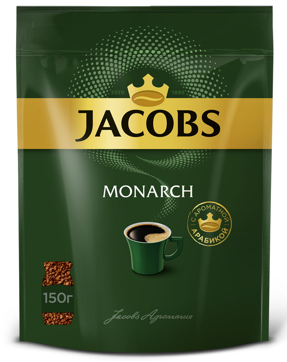 Кофе растворимый Jacobs Monarch, 150 г #1