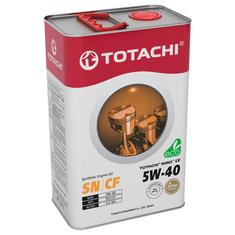 Моторное масло TOTACHI NIRO LV 5W-40 Синтетическое 4 л - купить в ...