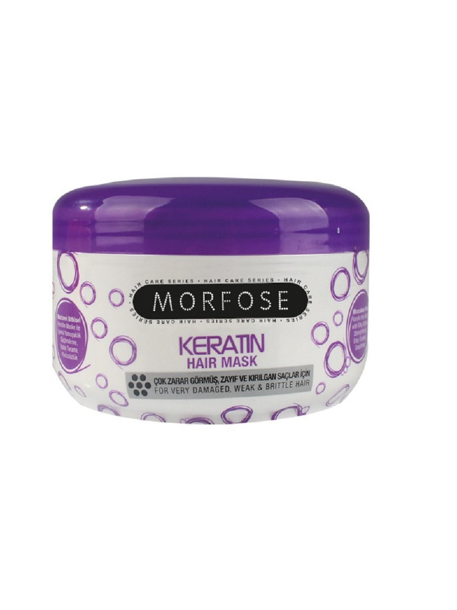 MORFOSE Маска для очень поврежденных, слабых и ломких волос, Keratin ...