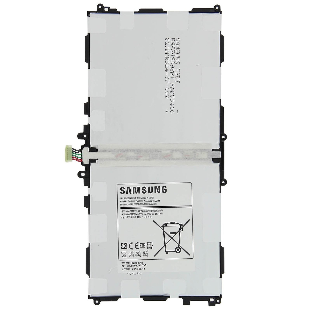 Para samsung galaxy note 10.1 n8000 tampa de trás da caixa da bateria com a  câmera de lentes de vidro, botões para samsung n8000 porta da bateria de  substituição \u003c Peças Do
