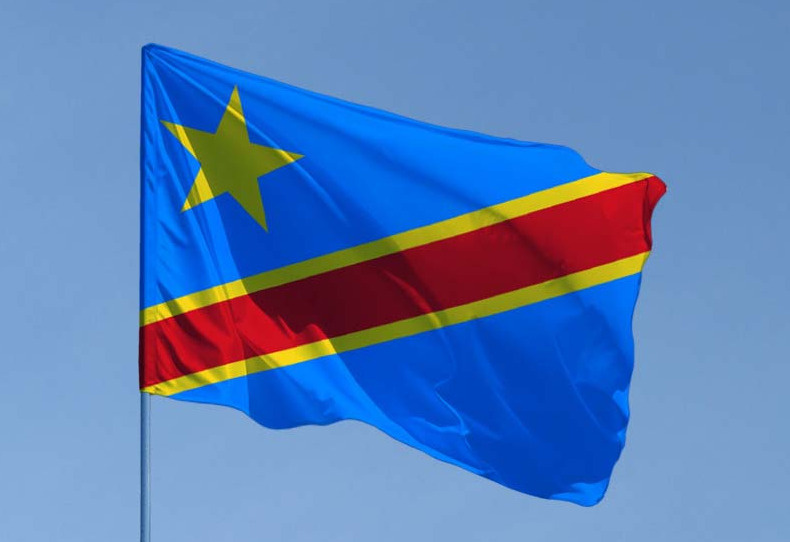 Флаг Конго Фото